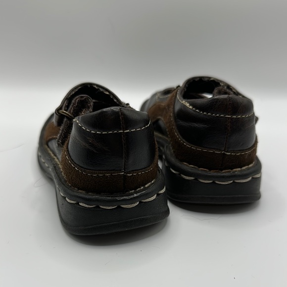 💚5 Smart Fit Dark Brown Mary Janes Baby Toddler Shoes size 5 - Picture 4 of 6